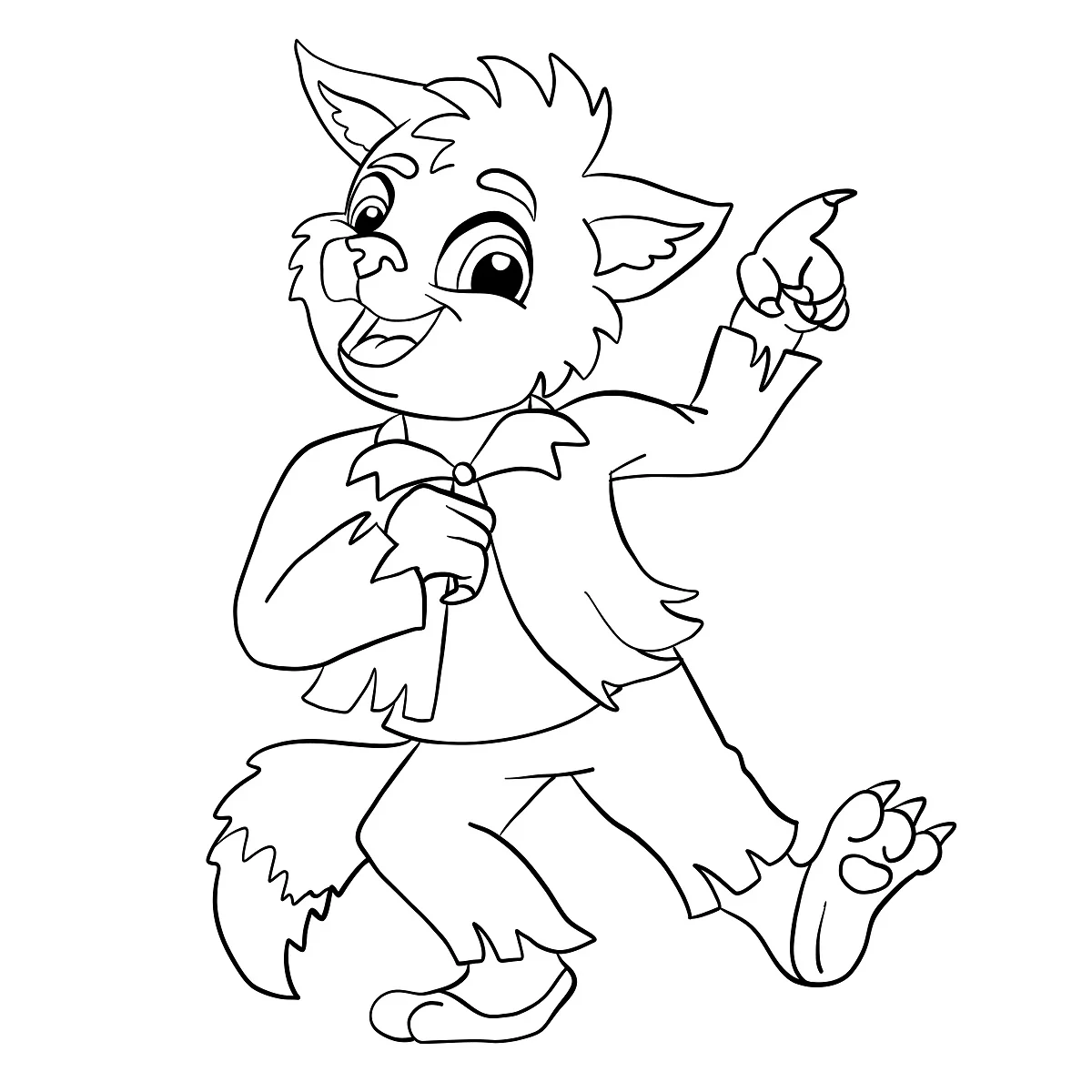 20 Werewolf Coloring Pages for Kids (6)