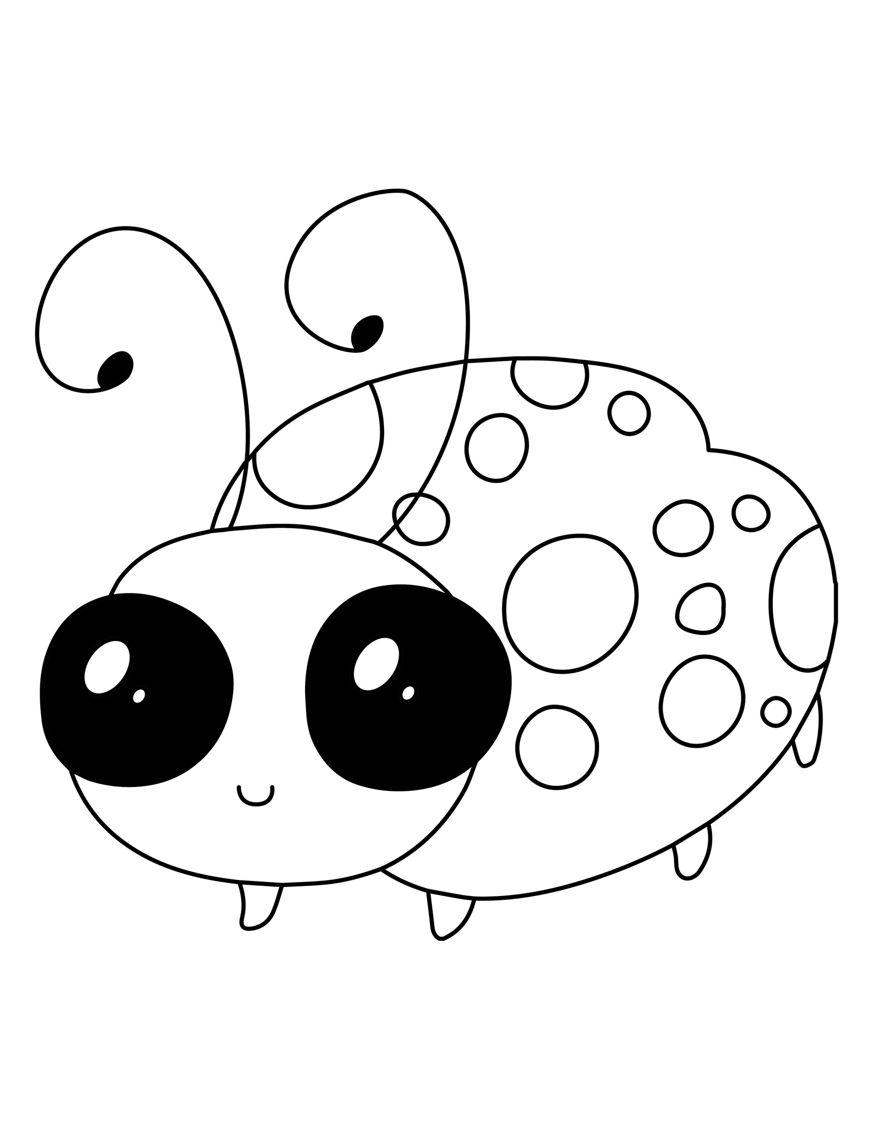 24 Cute Ladybug Coloring Pages