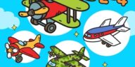 Airplane Coloring Page for Kids