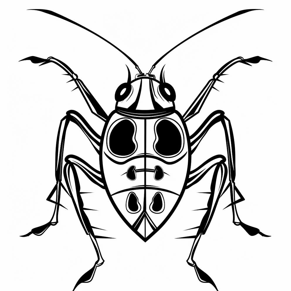 Bug Coloring Pages for Adults