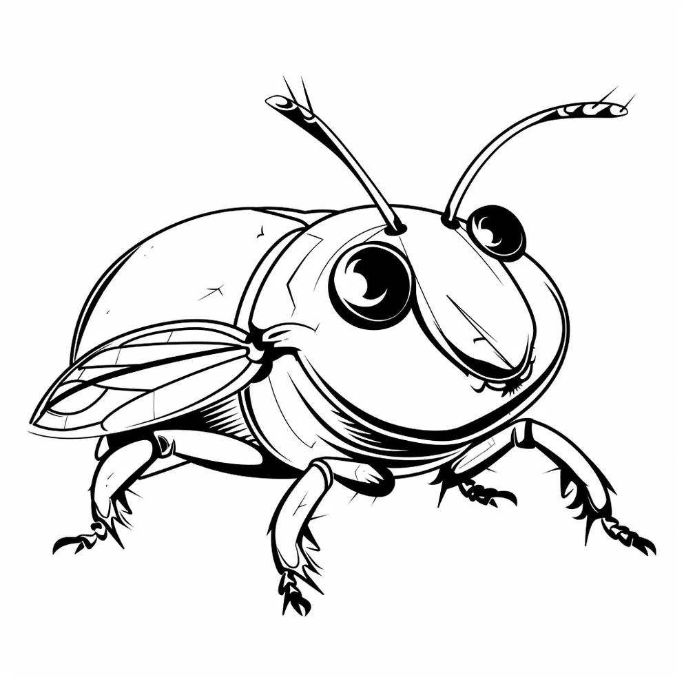 Bug Coloring Pages for Adults