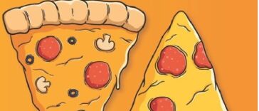 Pizza Coloring Page