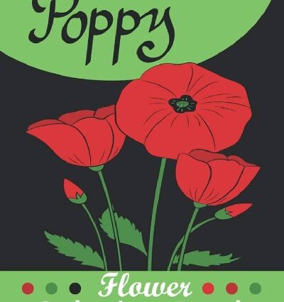 Free Poppy Flower Coloring Page