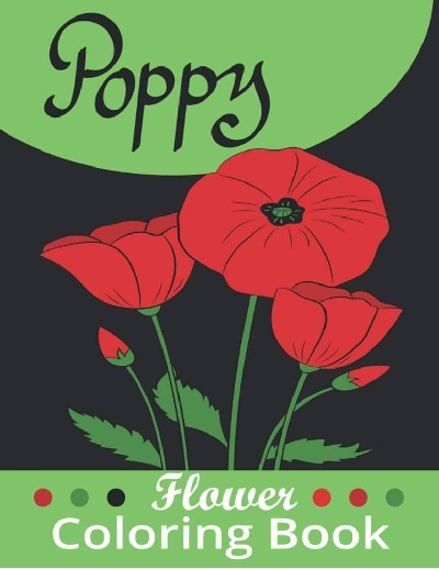 Free Poppy Flower Coloring Page