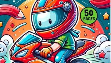 Motorcycle Coloring Pages for Kids