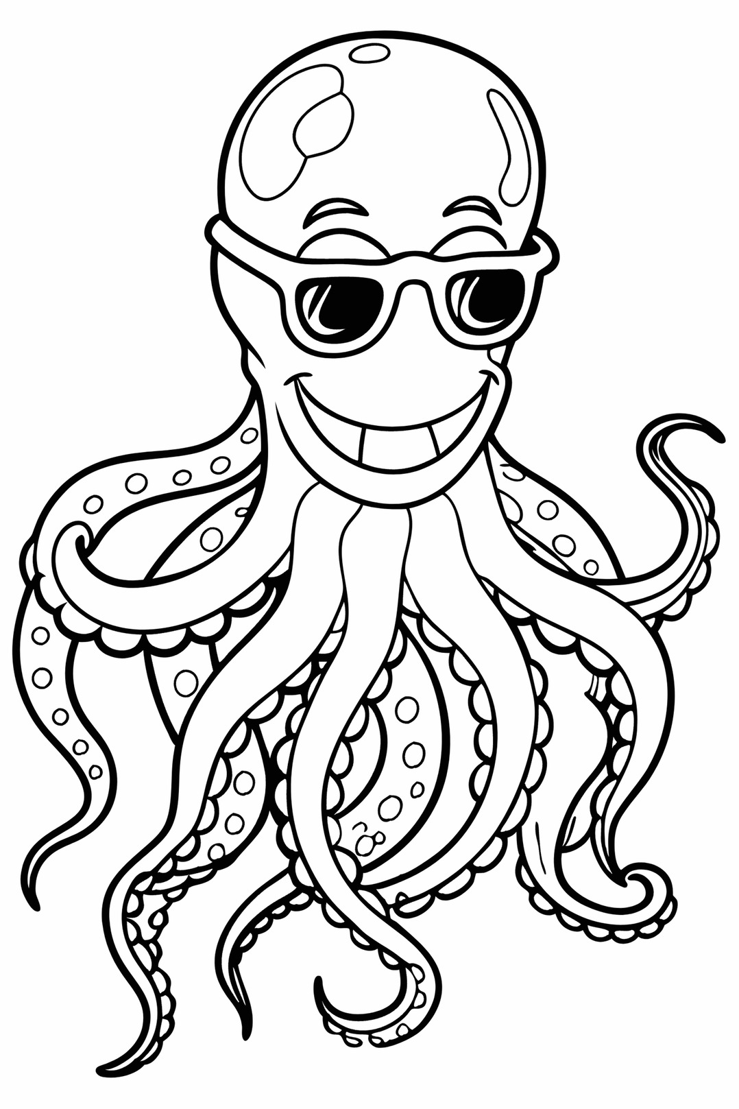 Octopus Coloring Pages for Kids (3)