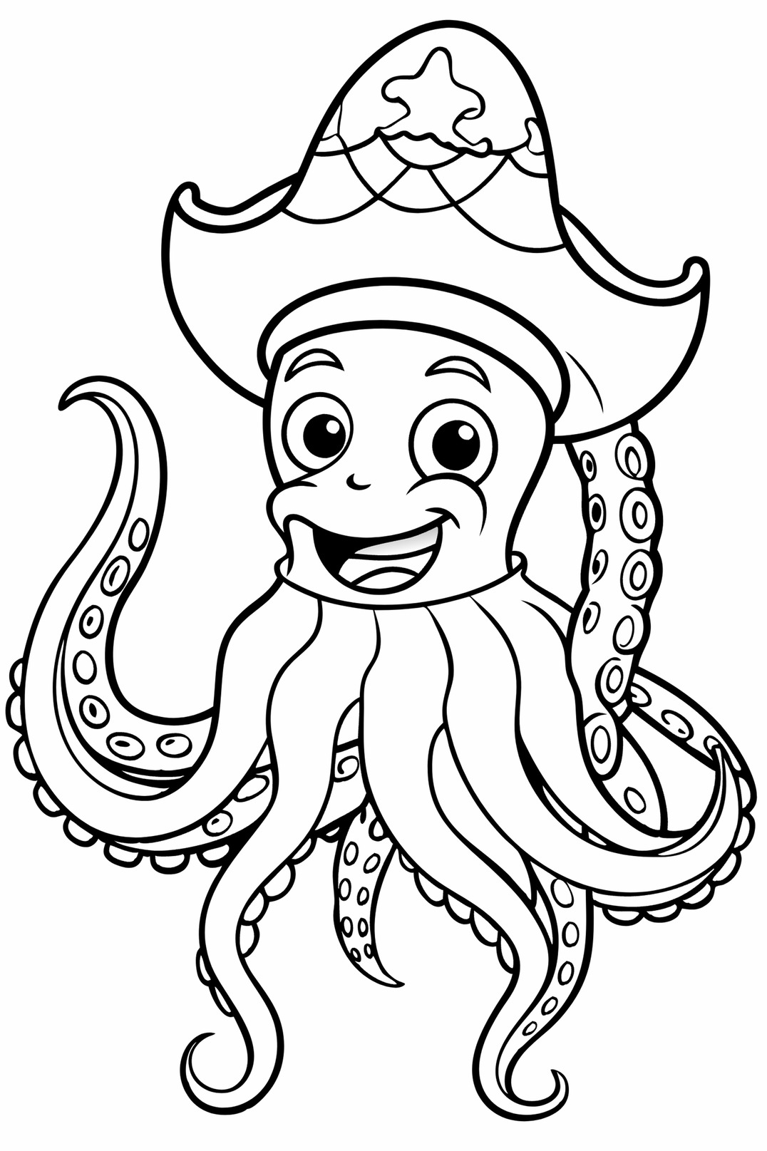 Octopus Coloring Pages for Kids (3)