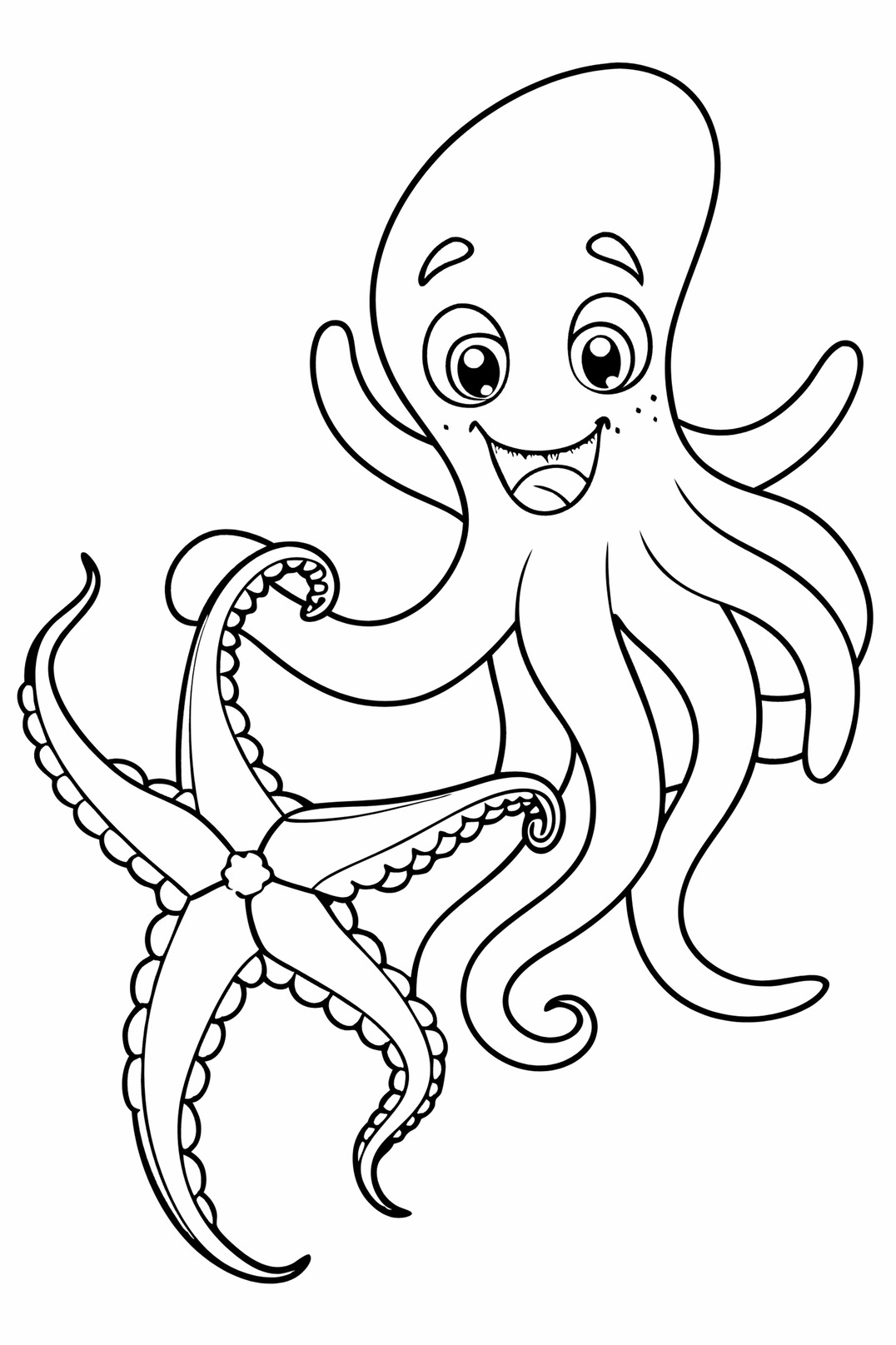 Octopus Coloring Pages for Kids (3)