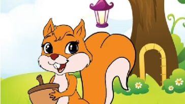 Squirrel Coloring Pages for Kids