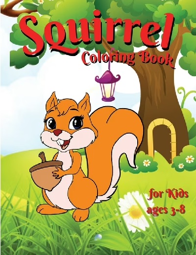 Squirrel Coloring Pages for Kids