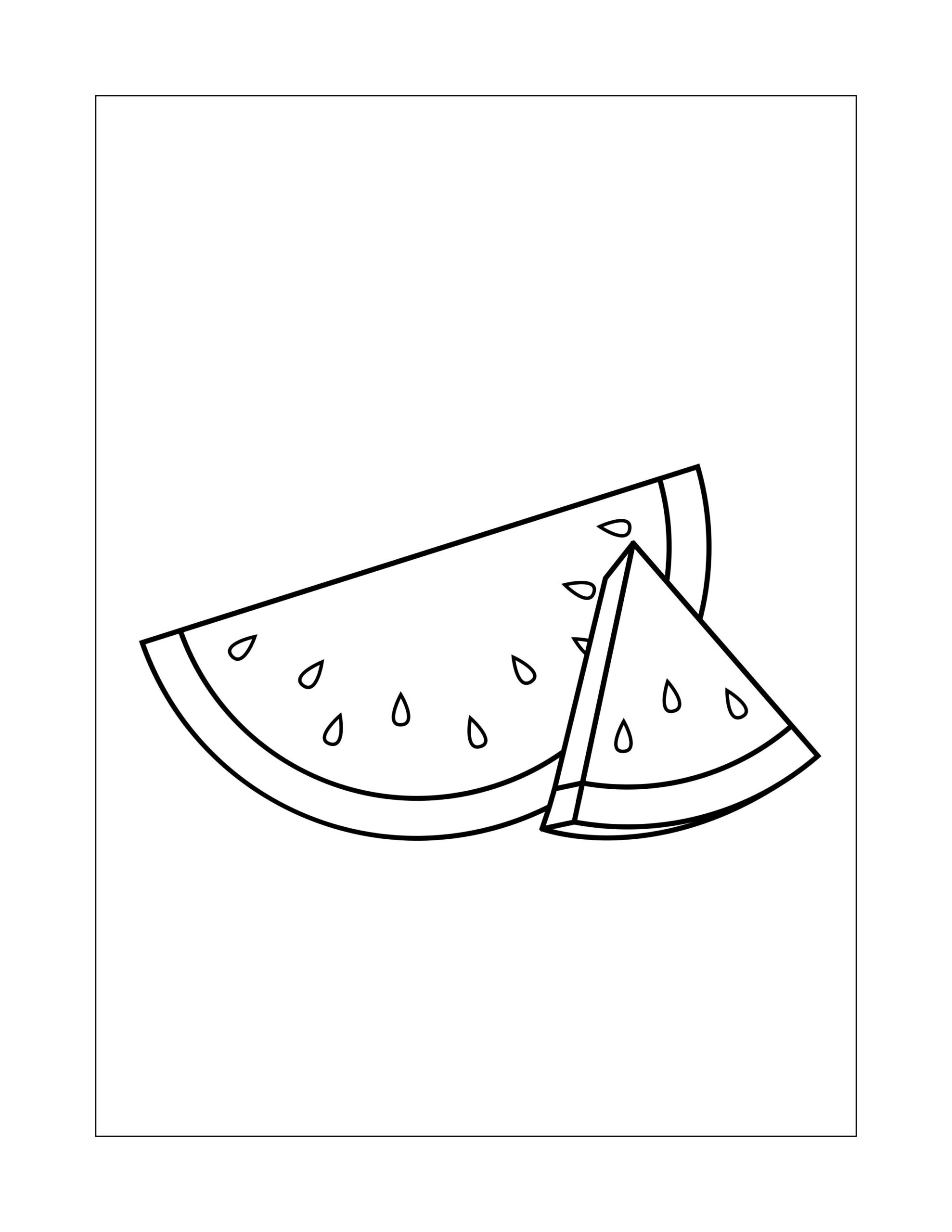 Watermelon Coloring Pages (4)