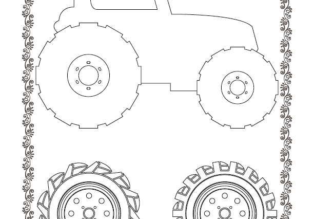 33 Free Tractor Colouring Pages (Free Download) (20)