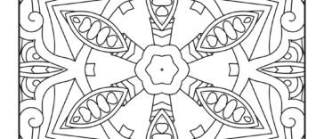 Flower Mandala Coloring Page (8)