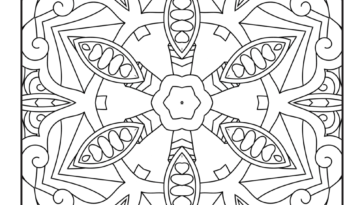 Flower Mandala Coloring Page (8)