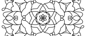 Simple Mandala Coloring Page (6)